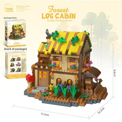 Mini City Street Building Blocks Set Garden treehouse 834 pellets