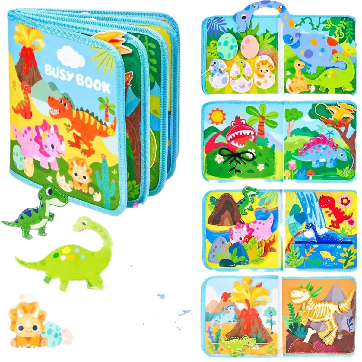 Interactive Activity Books for Kids – 11 Themes