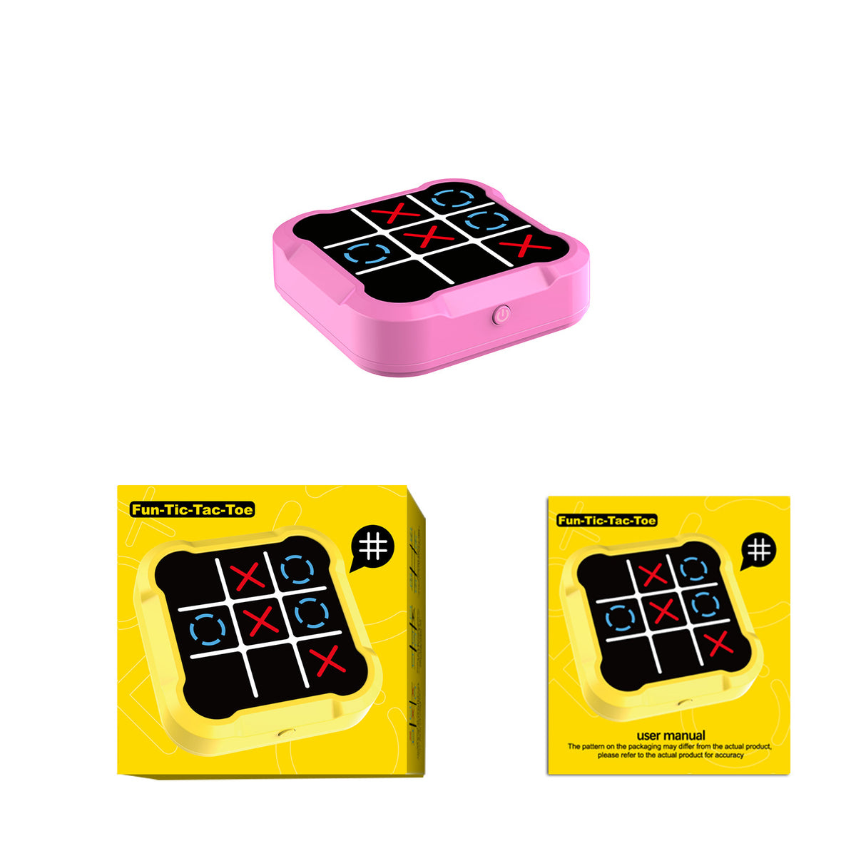 Electronic Tic-Tac-Toe Game – Memory & Two-Player Modes