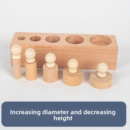 Montessori Sensorial Cylinder Blocks for Kids