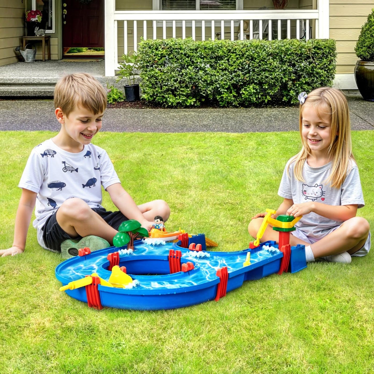 Create a Backyard Water Adventure Park Kids Will Play With Again and Again