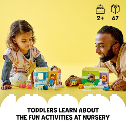 DUPLO Town Life at the Day-Care Center 10992, Early Childhood STEM Building Toy Set for Toddlers, Boys and Girls That Stimulates Creativity and Hands-On Learning