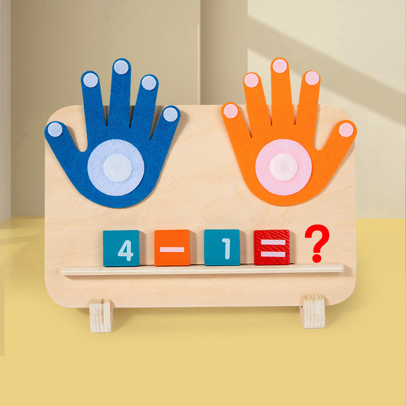 Wooden Finger Counting & Arithmetic Learning Board