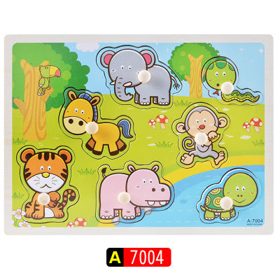 Montessori Wooden Alphabet Puzzle Board