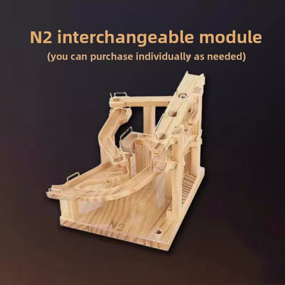 Wooden Ball Track Puzzle Kit Replacement parts-n2