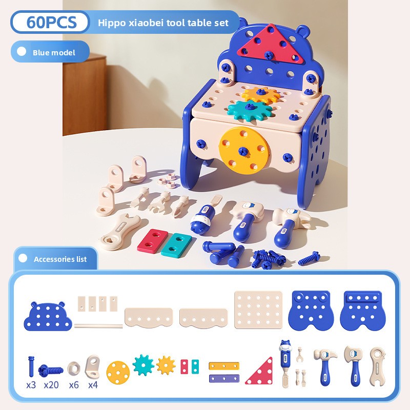 Kids Pretend Play Toolbox Set