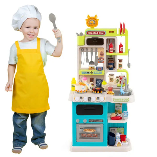 95-Piece Corner Play Kitchen Set for Kids