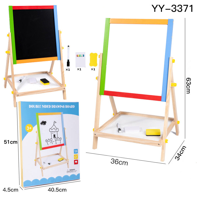 Double-Sided Drawing Board for Kids