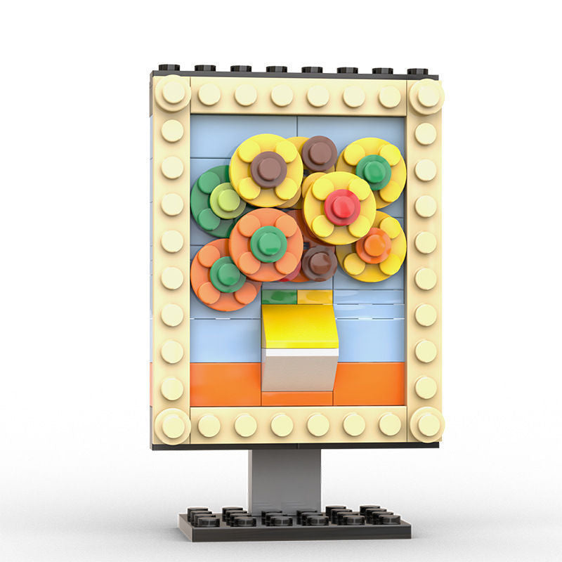 Sunflower Building Blocks Art Kit for Kids
