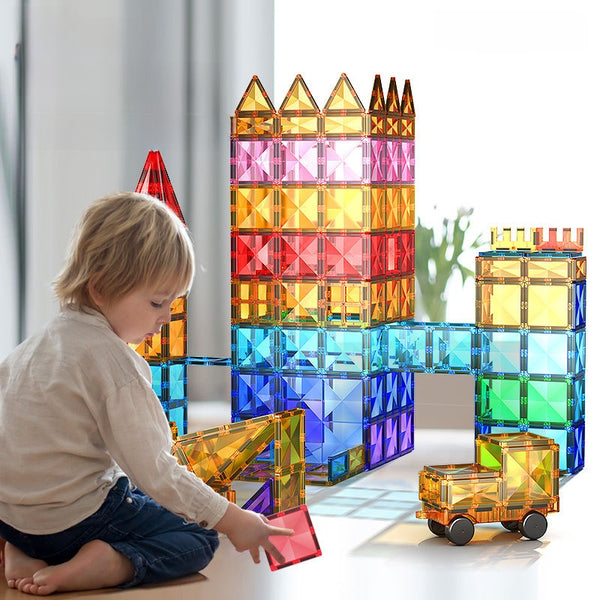 Magnetic Tile Building Set for Kids