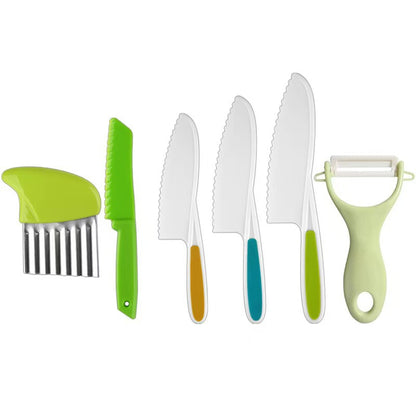 Kids Plastic Kitchen Knife Toy Set