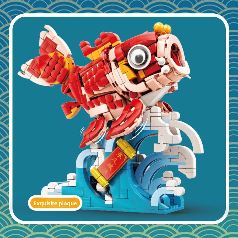 DIY Koi Fish Mini Building Blocks – Display Model Kit