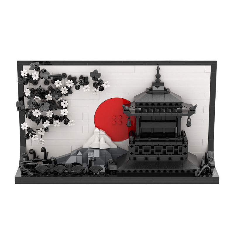 Japanese Art-Inspired Building Block Set