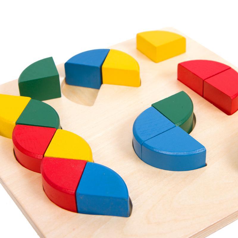 Wooden Montessori Sensory Math Blocks