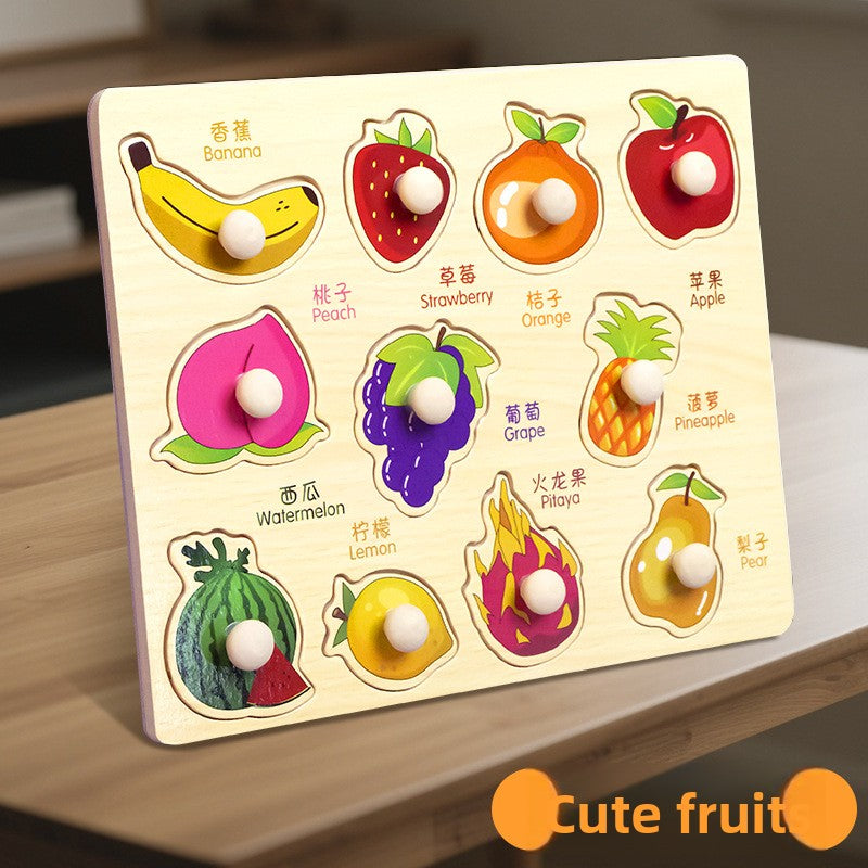Montessori Wooden Educational Puzzle Board