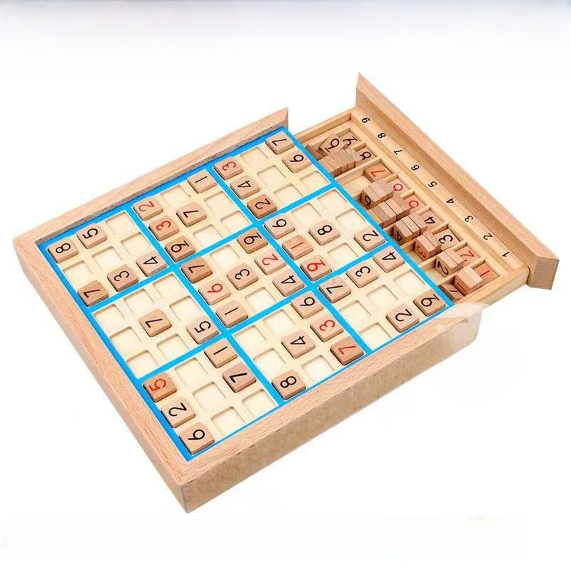 Wooden Sudoku Board Game for Kids