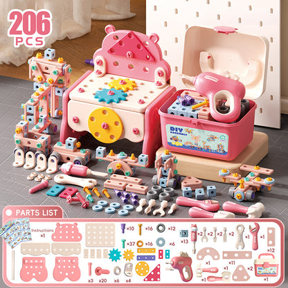 Kids Tool Box Building Toy with Electric Drill