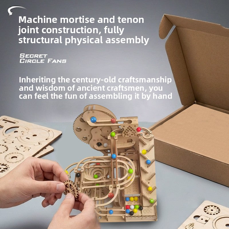 Wooden 3D Puzzle Building Kit for Kids