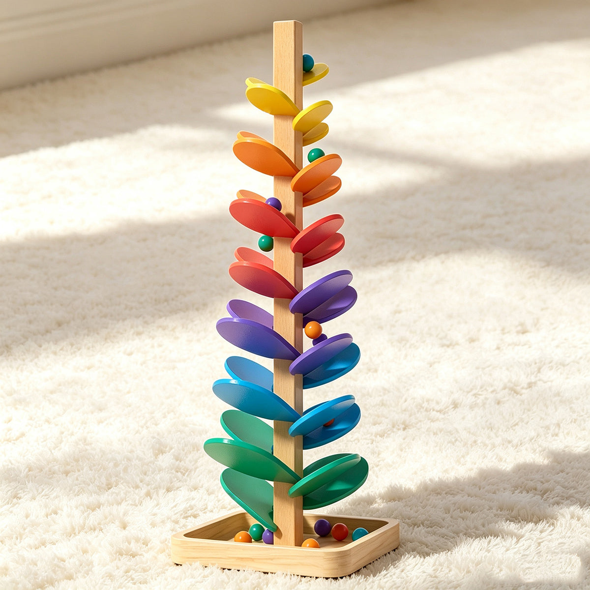 Wooden Musical Ball Track Toy