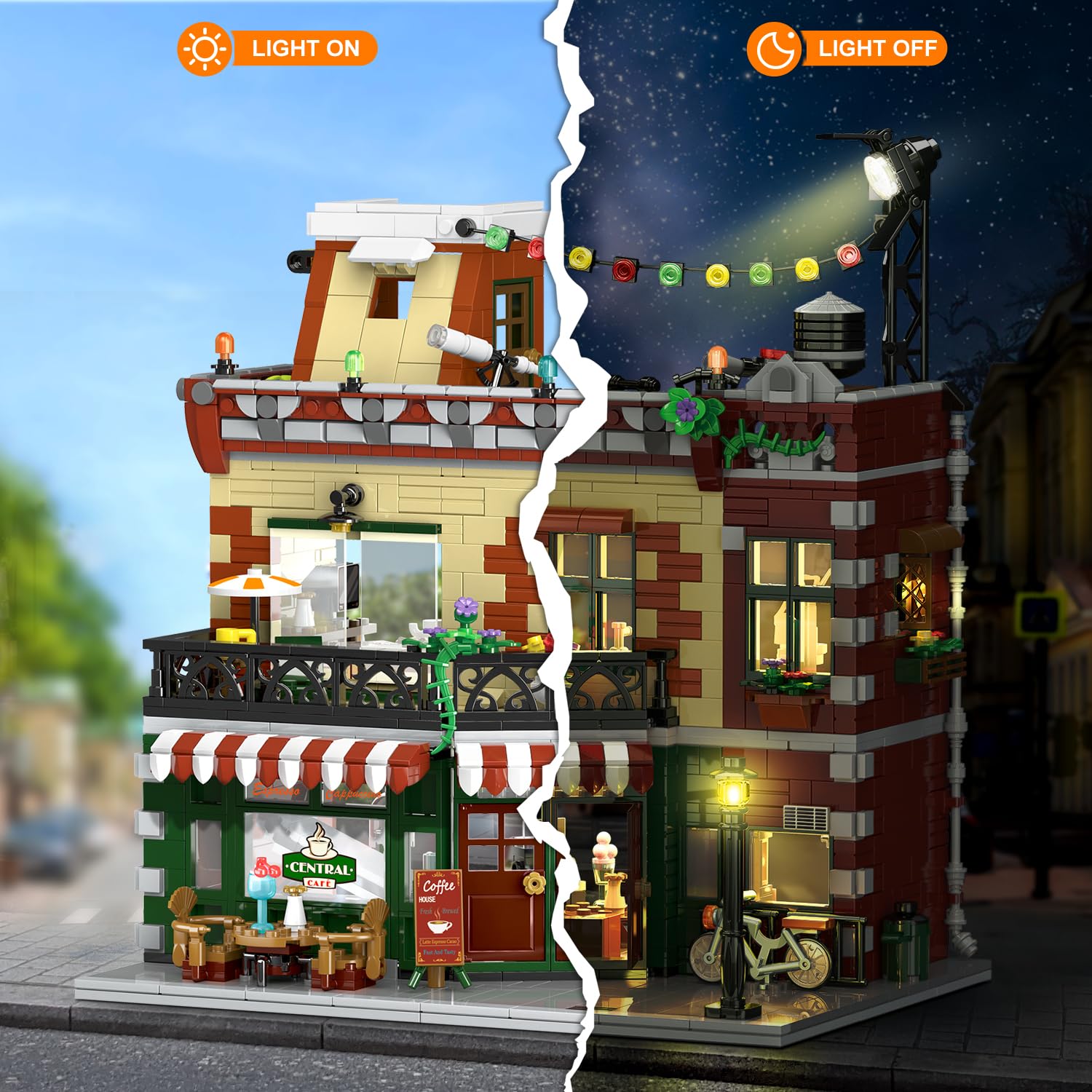 The Ultimate Creative Escape: A Highly Detailed, Light-Up Coffee House for All Ages