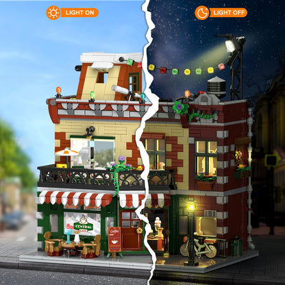 The Ultimate Creative Escape: A Highly Detailed, Light-Up Coffee House for All Ages