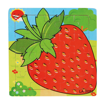 Wooden Cartoon Puzzle Set for Early Learning