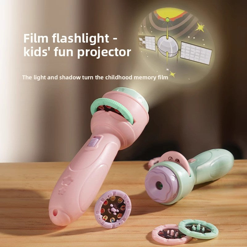 Kids Projection Flashlight Learning Toy