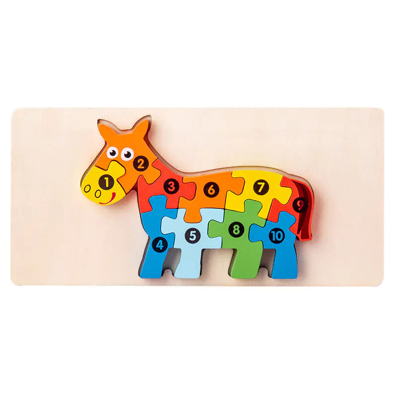 Explore & Learn: Wooden Educational Puzzle Toys for Kids! 🌳🧩
