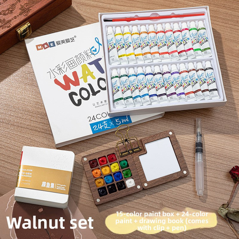 Mini Watercolor Paint Box for Kids