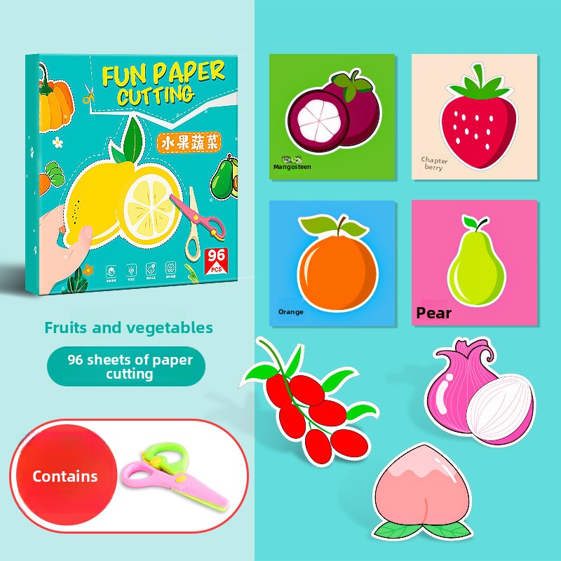 Children's fun paper-cutting kindergarten handicraft toys