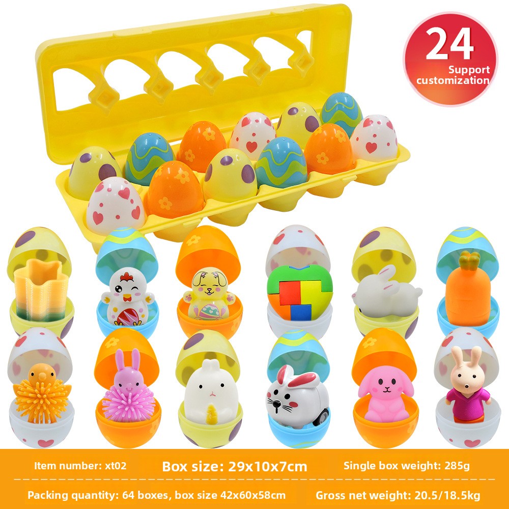 Easter Puzzle Egg Toy Set for Kids XT-02