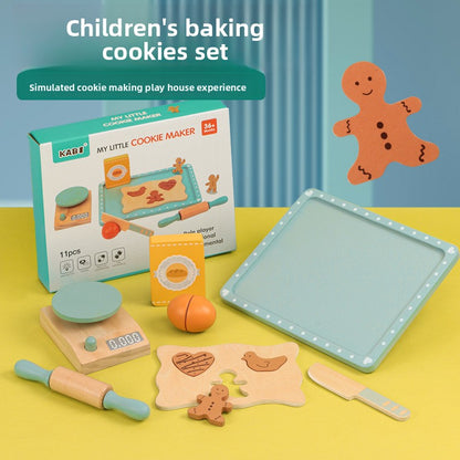 Wooden Tea Set Kitchen Pretend Play Toy