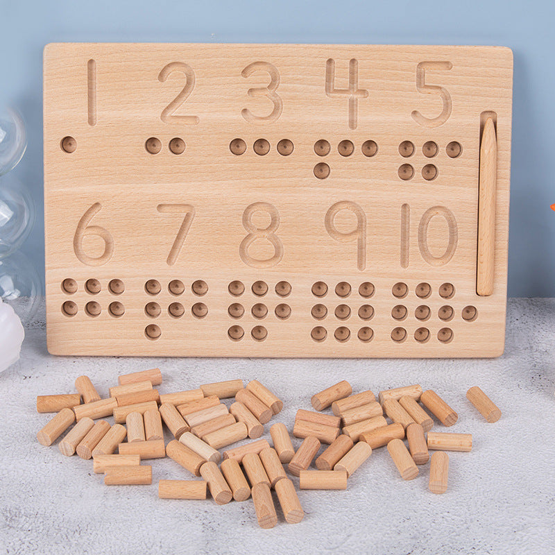 Wooden Letter, Number & Matching Boards – 4 Options