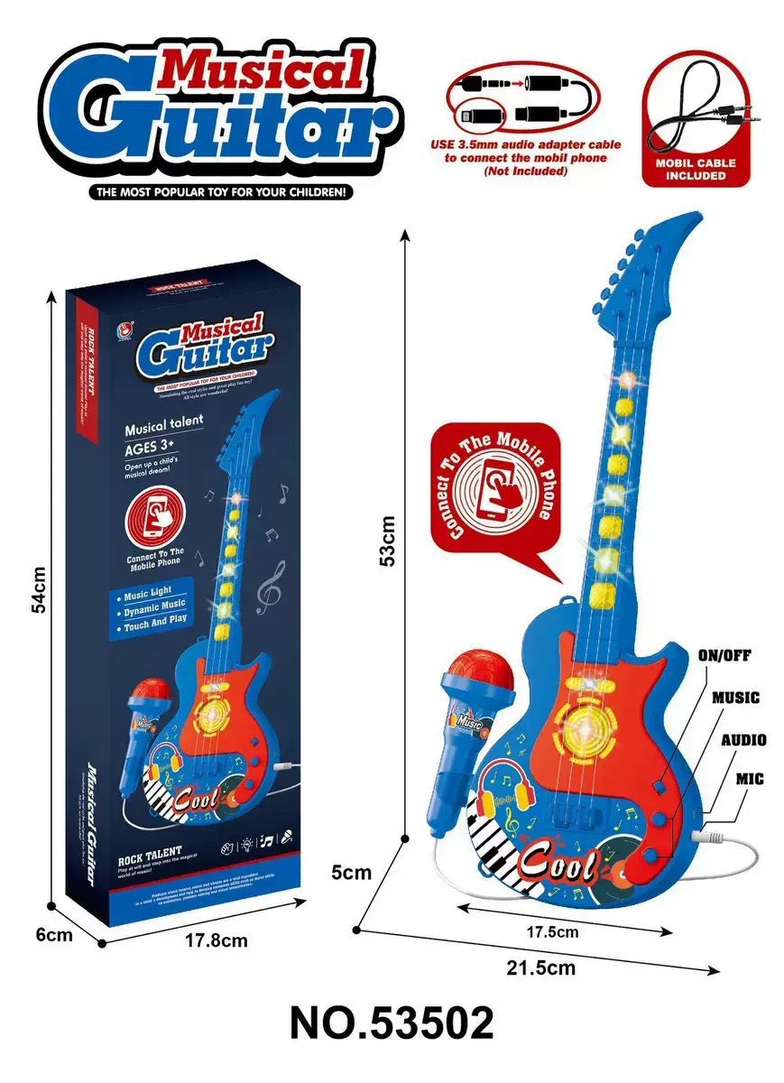 Kids Microphone Toy with LED Lights