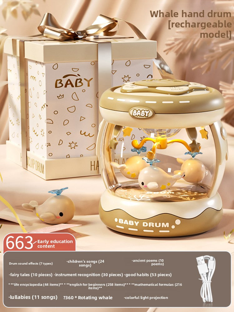 Rechargeable Educational Drum Toy for Babies