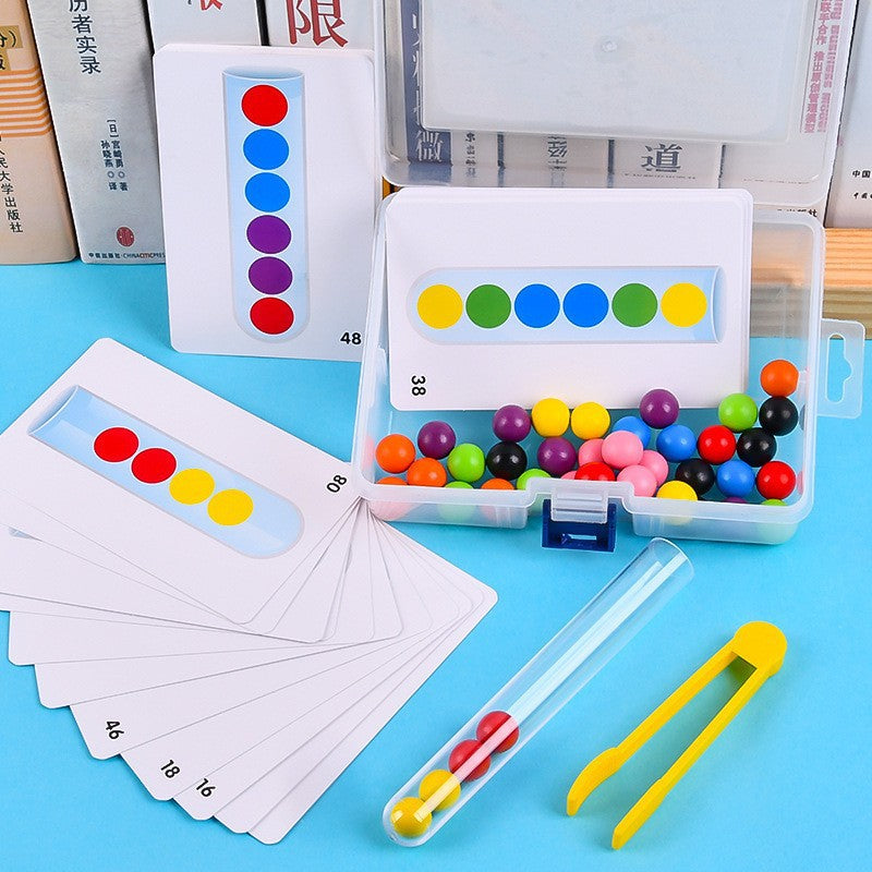 Wooden Bead Puzzle Toy for Kids ADS-Tube Clamp Beads