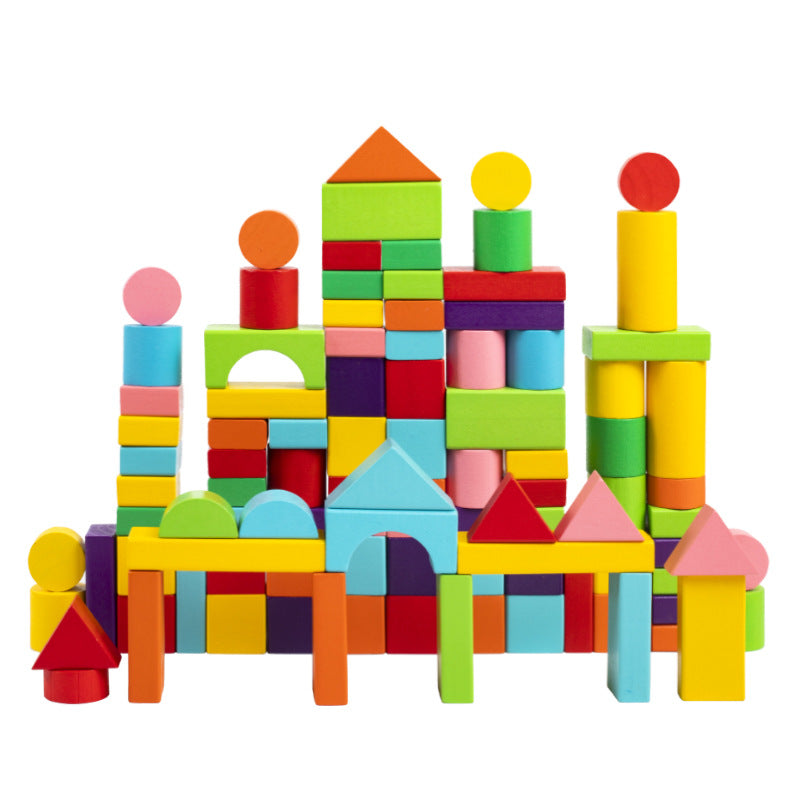 Wooden Building Blocks for Kids