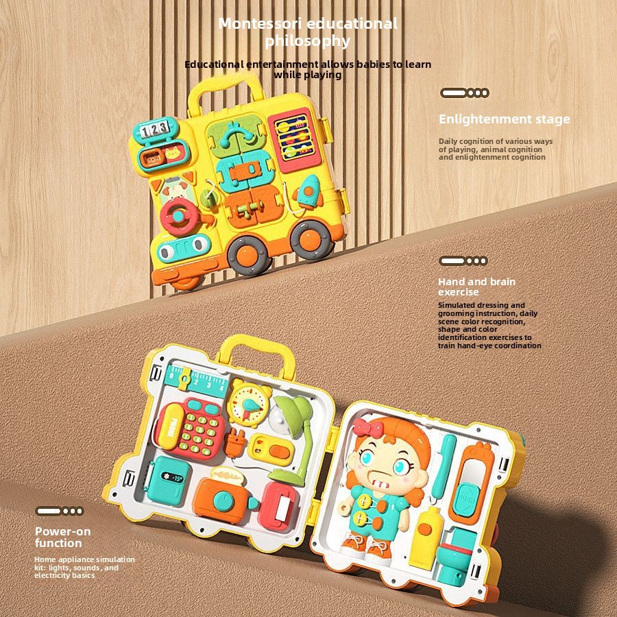 Busy Board Puzzle Insert Toy for Kids