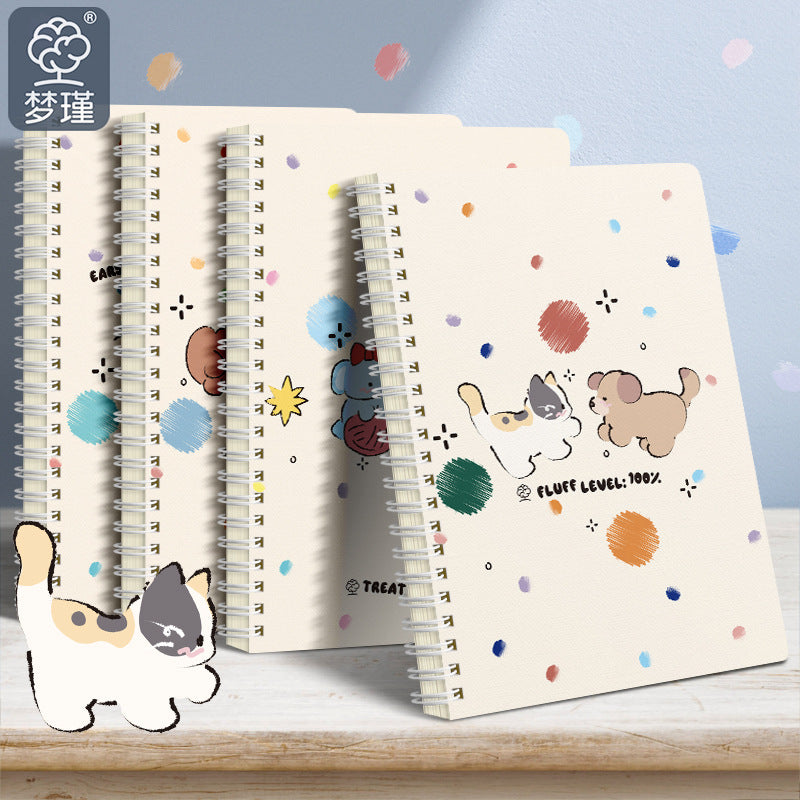 Cute Animal Coil Notebook for Kids