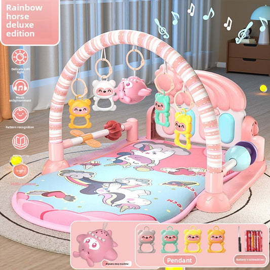 Baby Kick Piano Activity Toy – 16 Feature Options Pink – Educational Story – Standard