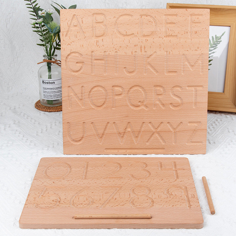 Wooden Letter, Number & Matching Boards – 4 Options
