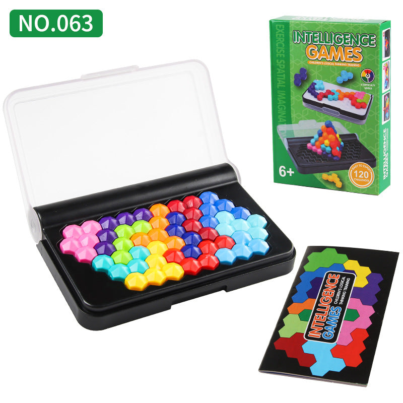 Mini Logic Puzzles – Beads, Shapes & Ring Options