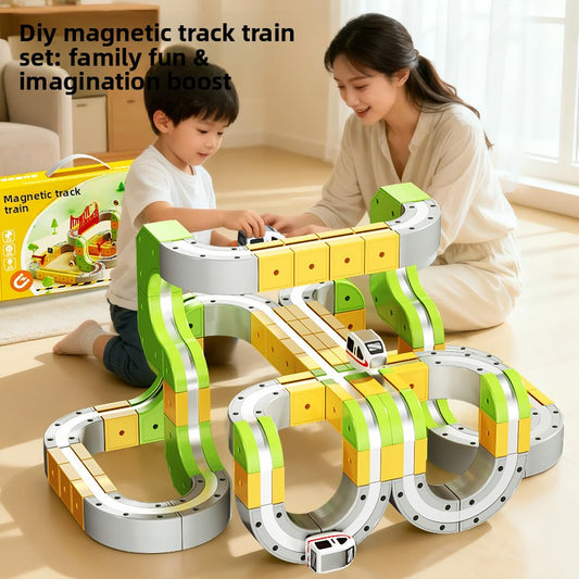Magnetic Educational Train Set for Kids