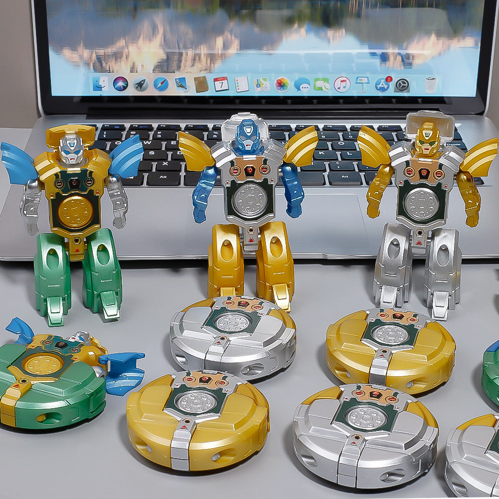 Transformable Robot Finger Spinner Toy Transforming robot finger spinner