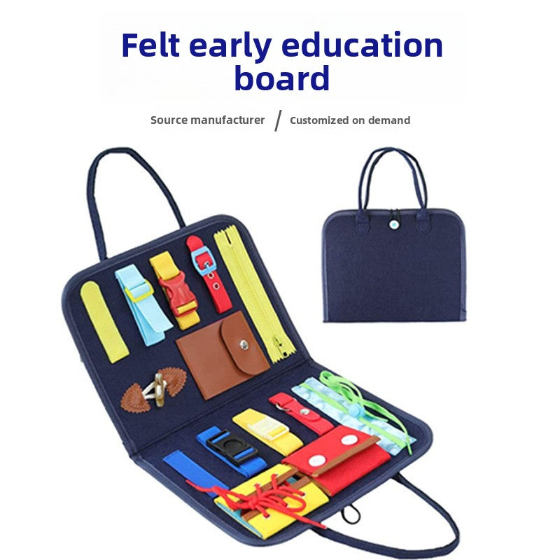 Felt Learning Boards for Kids – 17 Designs Design A – 28 × 22 cm
