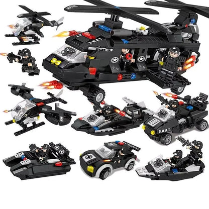 Soar into Adventure: The Eagle Police Building Blocks Educational Toy for Kids – 10X the Thrills, 10X the Skills! 🦅🚔