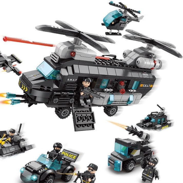 800+ Piece Small Building Blocks Kit – Themed Construction Sets