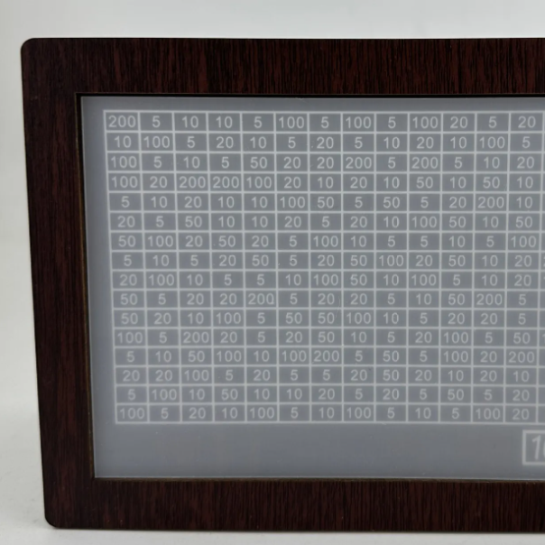 Wooden Goal Box with Counter dark brown us3000 free pen 17.2�12.5�6.5cm