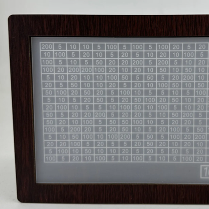 Wooden Goal Box with Counter dark brown us3000 free pen 17.2�12.5�6.5cm