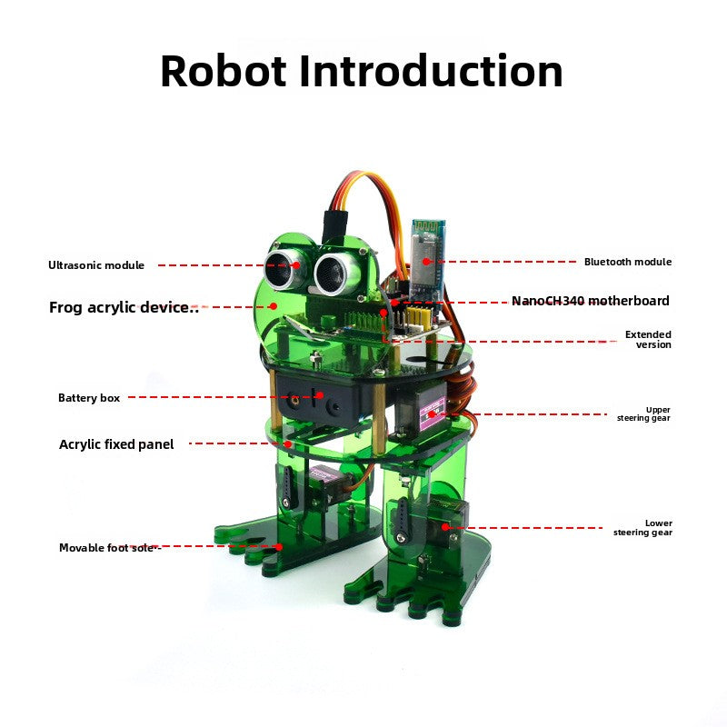 Arduino-Compatible Bipedal Robot Programming Kit